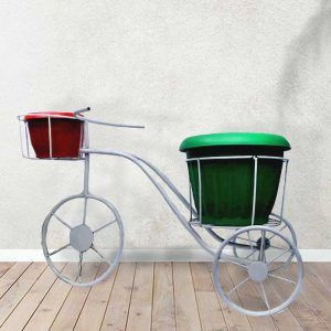 Cycle Design Iron Stand For Plastic Pots