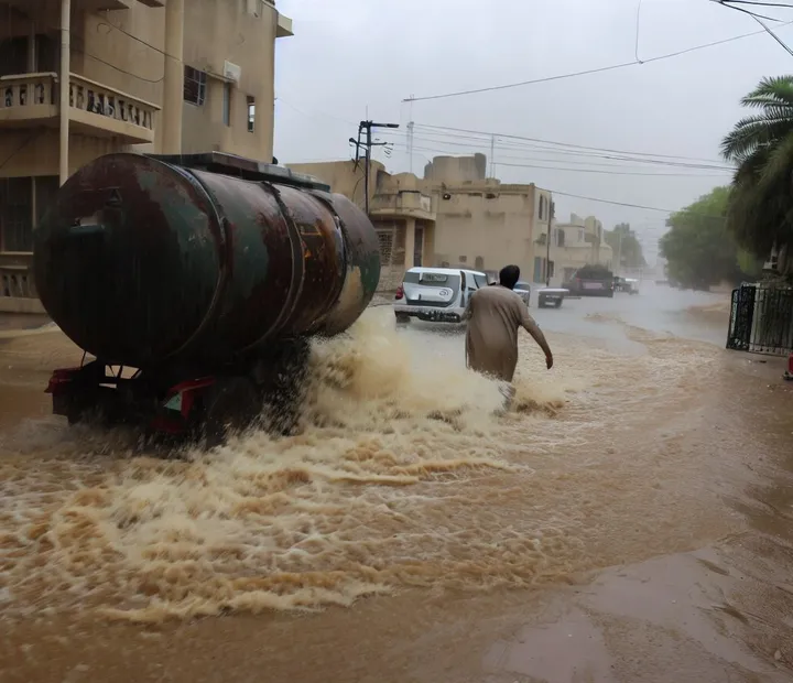 impact of heavy monsoon season in karachi